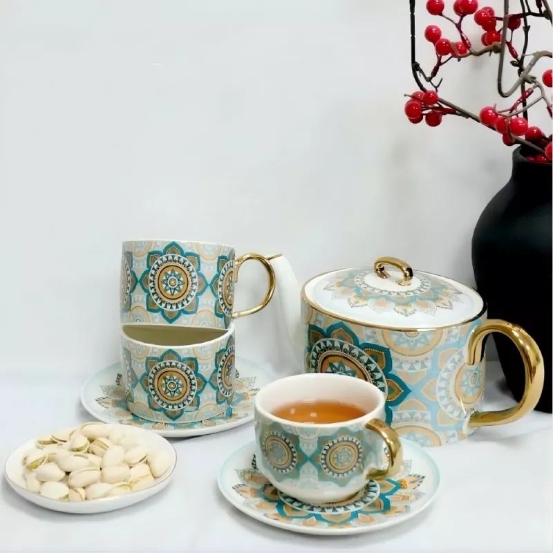 Artículos de café de estilo bohemio