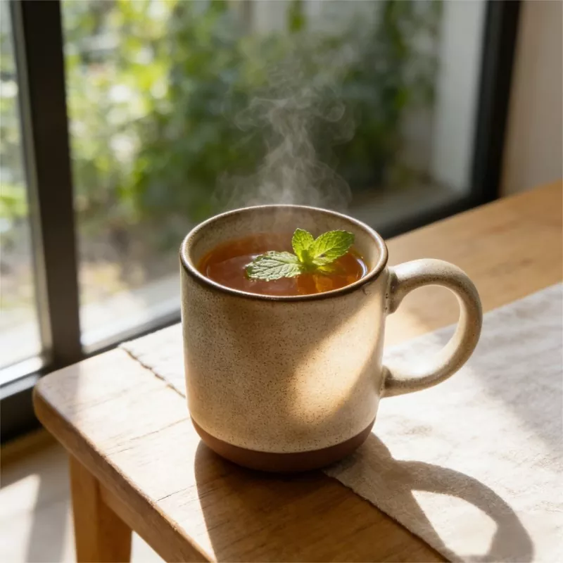 Taza de viaje de cerámica moderna y sencilla