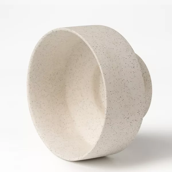 Portavelas de cerámica geométrica estilo Wabi-sabi