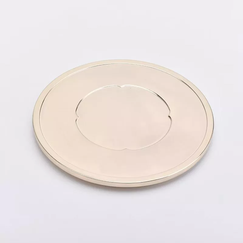 Tapa difusora de aroma en forma de disco redonda de aleación de zinc